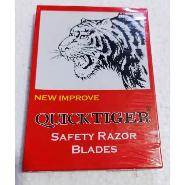 Silet tiger quick isi 100 pcs silet cukur original