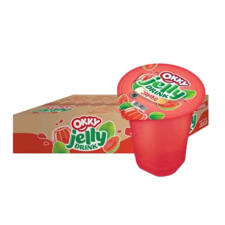 

OKKY JELLY DRINK JAMBU 145ML, 1 DUS isi 24 cup