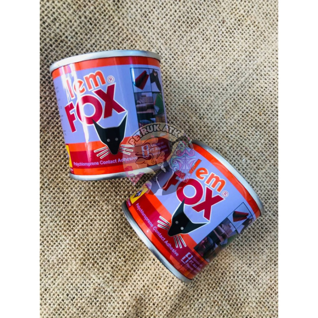 

[PCS] LEM SERBAGUNA FOX 70 G KUNING KEMASAN KALENG