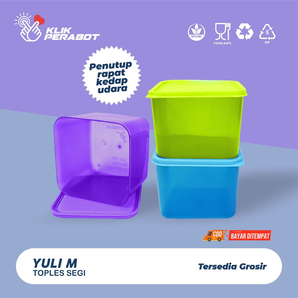 Toples segi YULI M sealware/Toples Kotak Segi