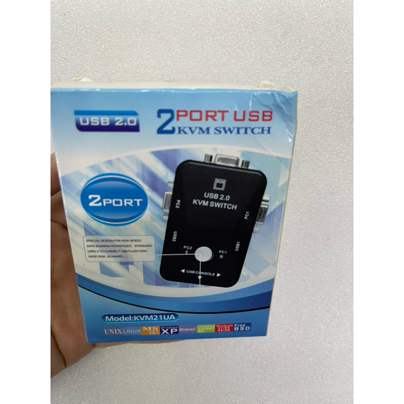 kvm switch 2 port vga usb