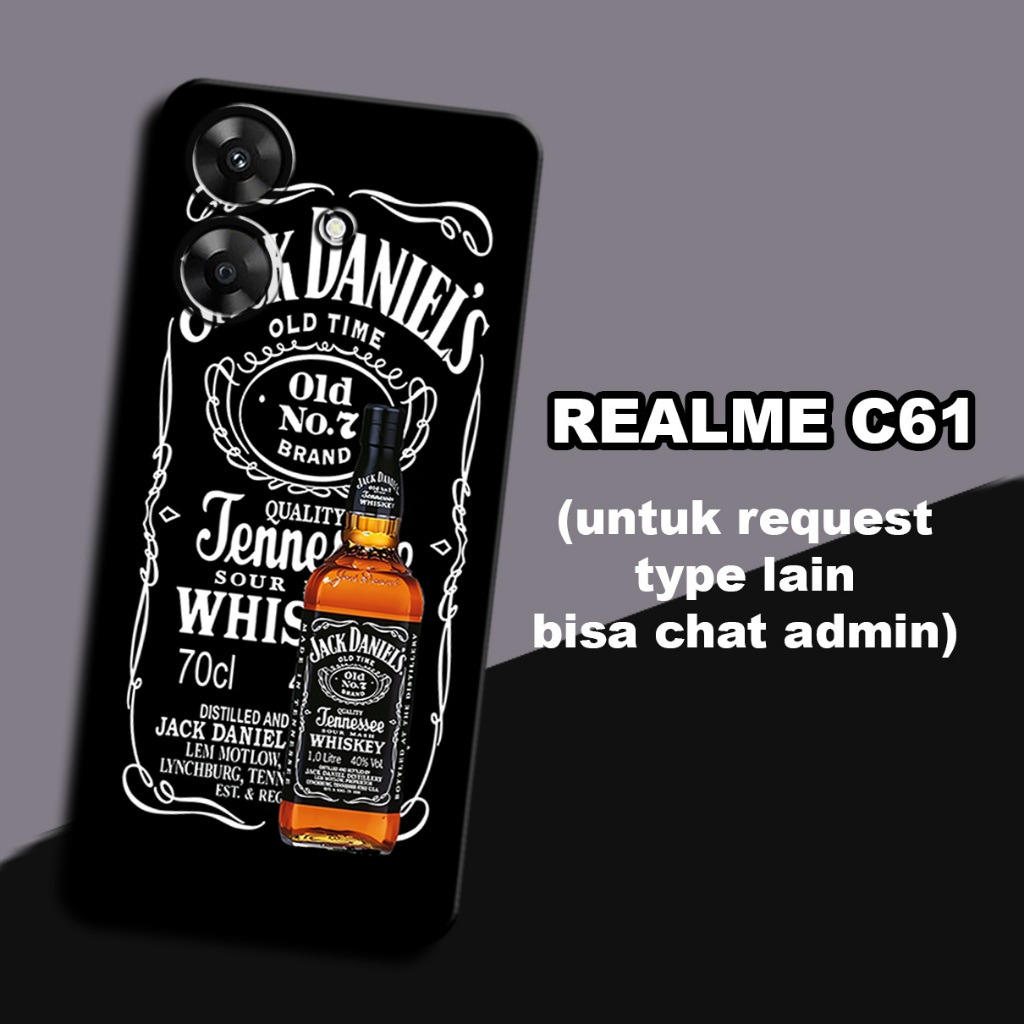 CC38/ Softcase karet lentur untuk realme c61/Motif cowok/case realme c61 /kesing realme c61  /silico