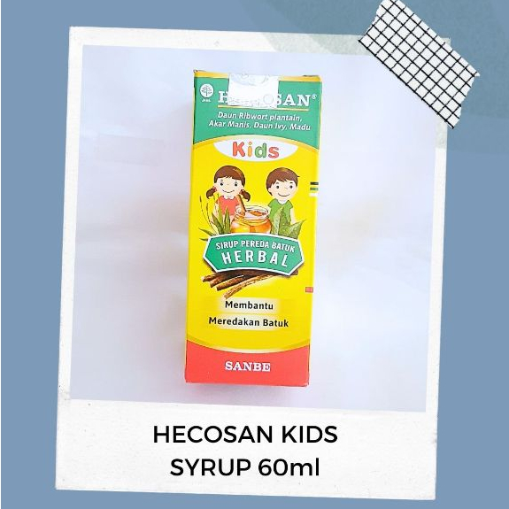 HECOSAN KIDS SYRUP 60ML