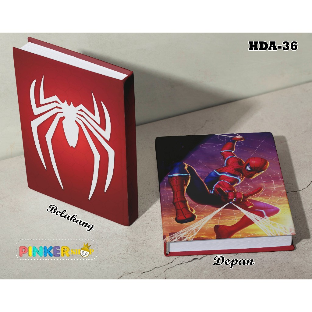 

(HDA-36) Hardcover Anime SPIDERMAN Ukuran A5 Jurnal Agenda Planner