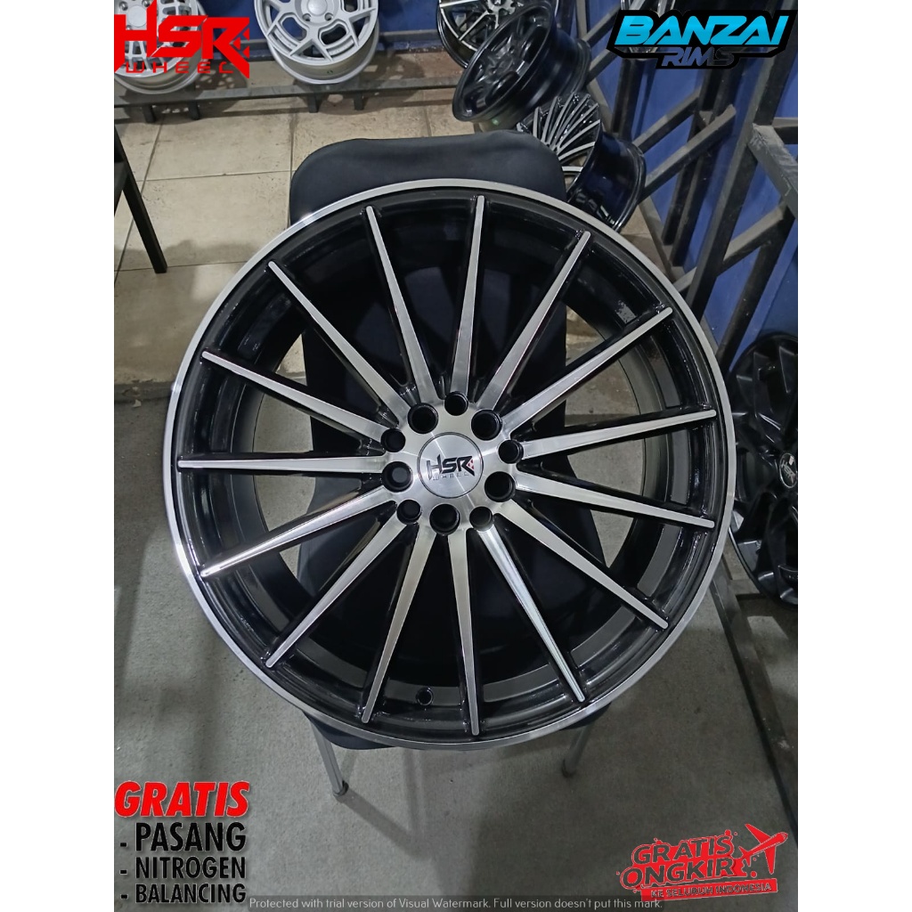 VELG MOBIL COROLLA ALTIS INNOVA REBORN RING 18 PELEK RACING HSR TSUKUBA R 18 LEBAR BELANG 8/9