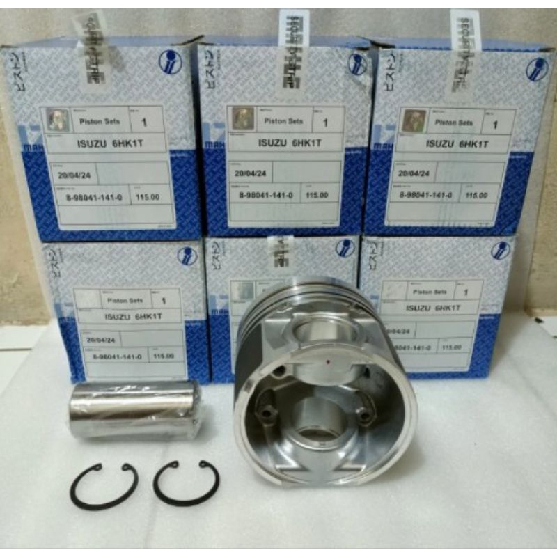 PISTON SEHER ISUZU 4HK1 4HK1T 6HK1 6HK1T MAHLE 8-98041-141-0