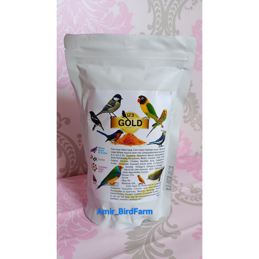 GOLD by 123 Nutrient (EXTRA FOODING BURUNG)