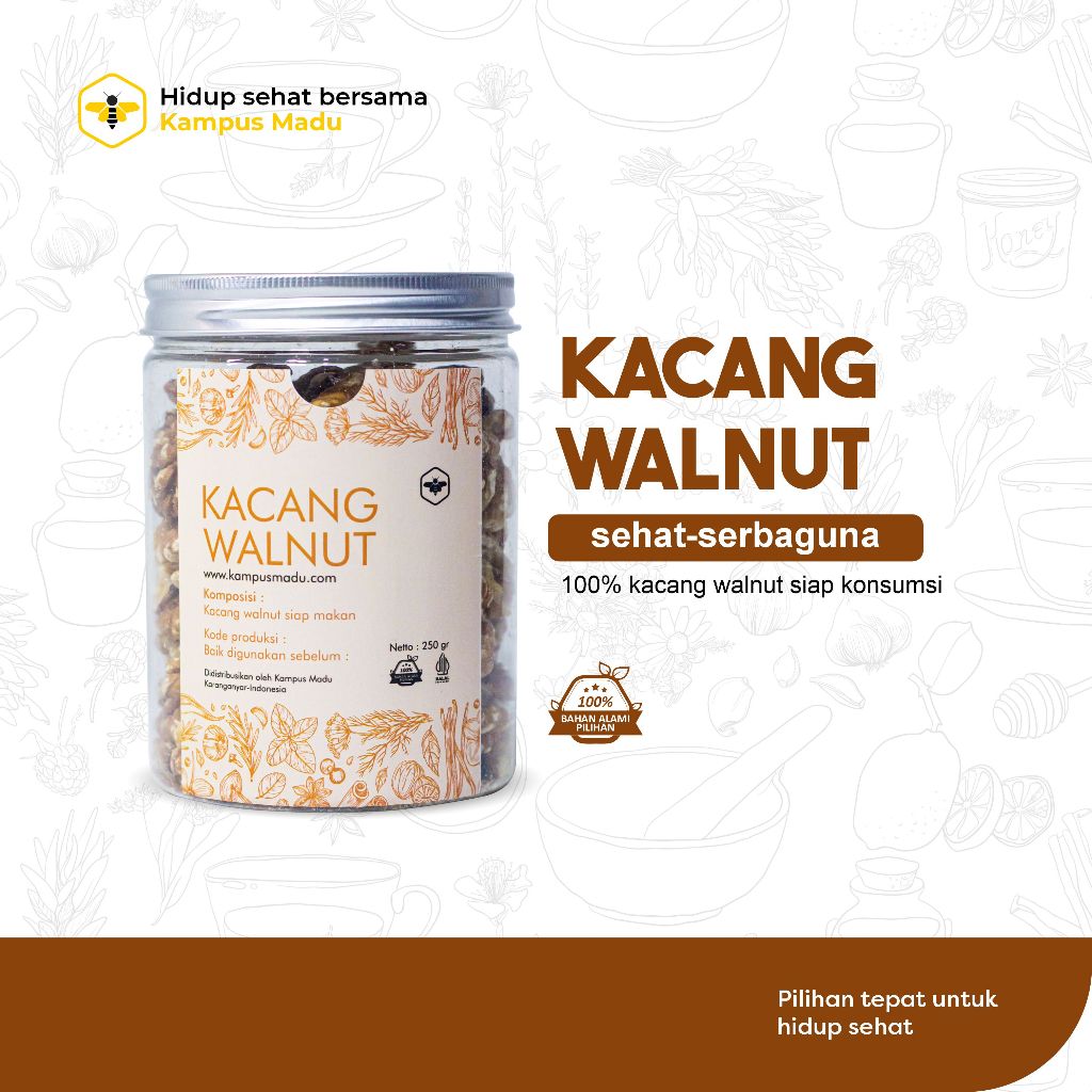 

Walnut Roasted Sudah di Panggang Premium 100gram