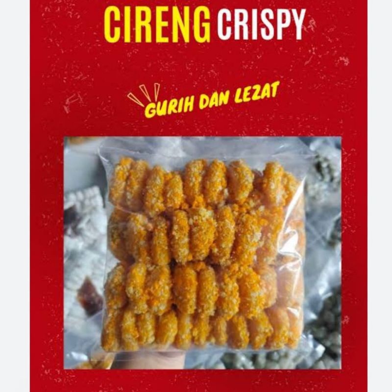 

CIRENG CRISPY gurih dan renyahisi 40 pcs