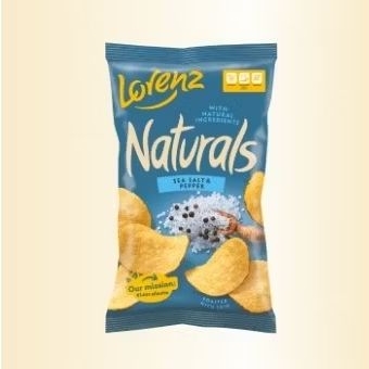 

LORENZ NATURAL POTATO CHIPS SEA SALT & VINEGAR 100G