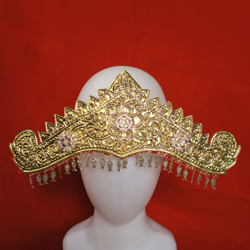 pilis pengantin/pilis pengantin adat palembang/mahkota pengantin adat palembang