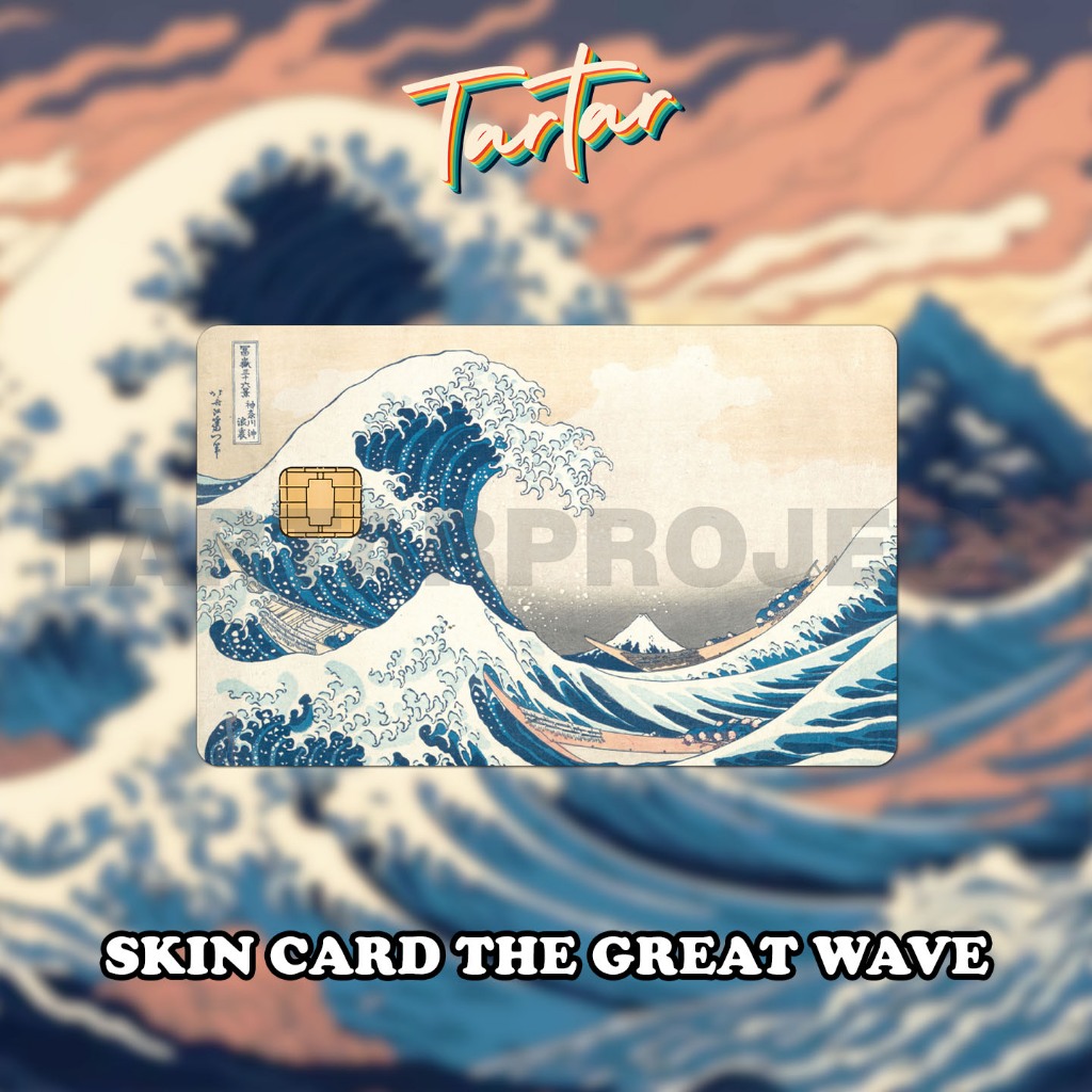

SKIN / STICKER KARTU ATM / E MONEY / FLAZZ - THE GREAT WAVE