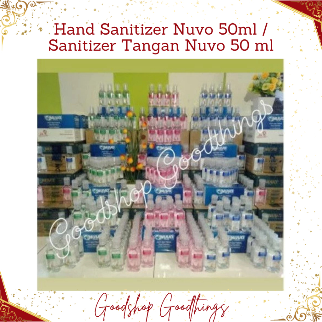 [ORI MURAH COD GOJEK] Hand Sanitizer Nuvo 50ml Sanitizer tangan Nuvo 50 ml