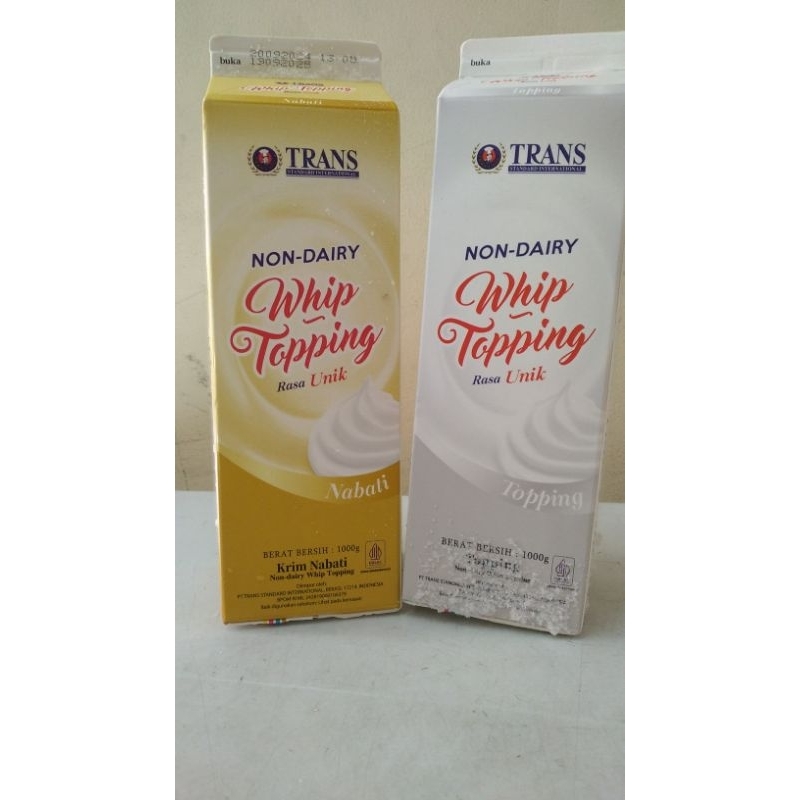 

Trans Whipcream Gold/whippcream cair /krim kocok1L