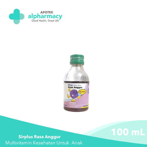 

Sirplus Sirup Rasa Anggur 100 ml