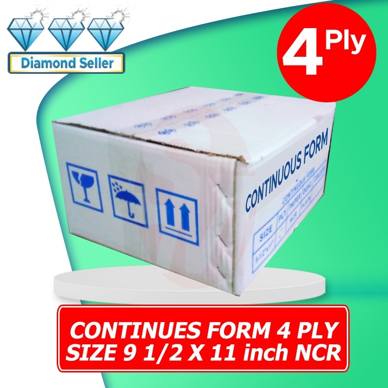 

Kertas Continues Form 4 Ply NCR 9 1/2 x 11 Inch Paper