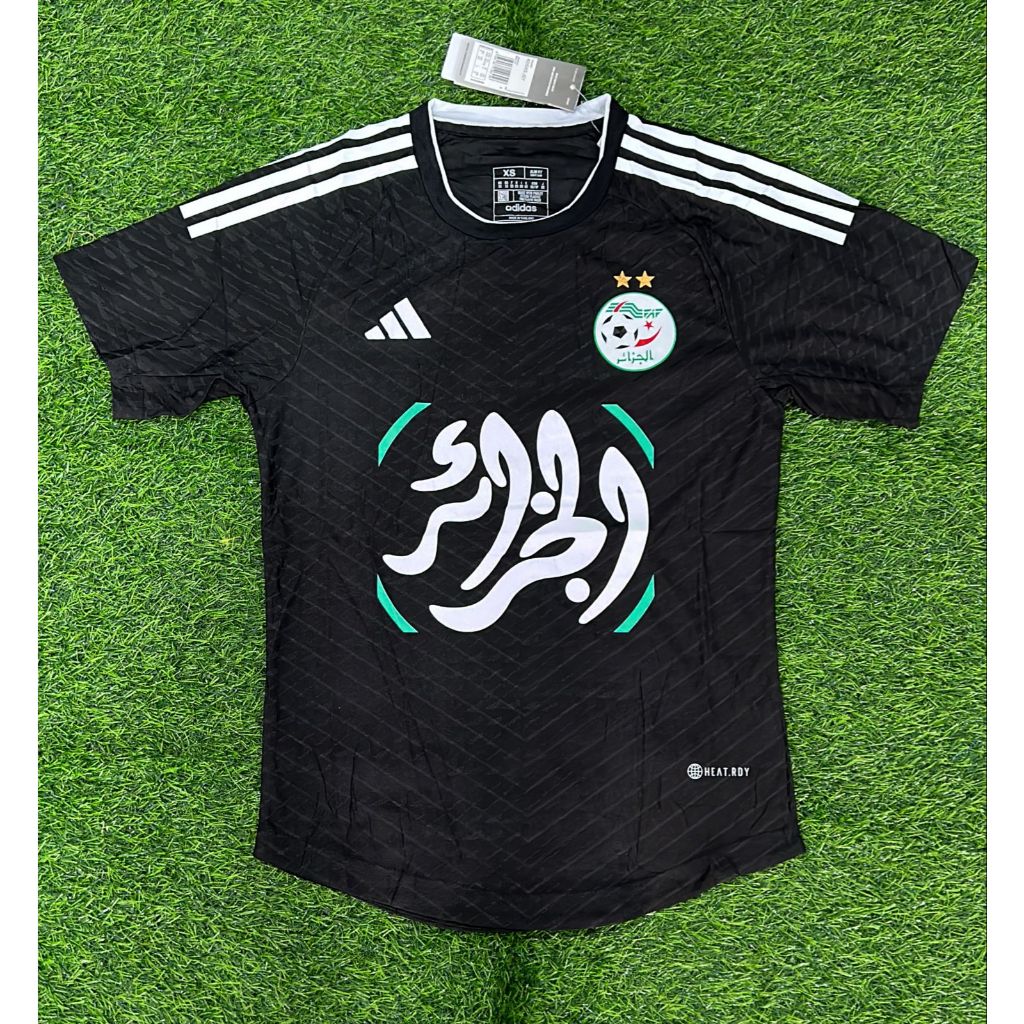 JERSEY PLAYER ISSUE ALGERIA HOME HITAM GRADE ORI