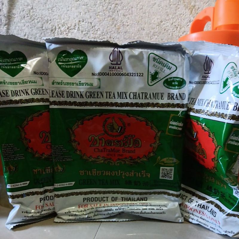 

Teh hijau Chat ra mue teh hijau thailand 200gr teh hijau chatramue