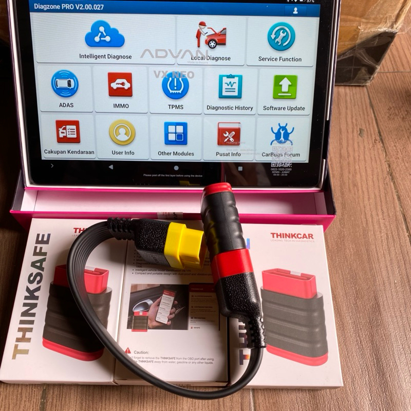 SCANNER MOBIL THINKCAR THINKSAF FULL SOFTWARE X-PRO5 FREE UPDATE