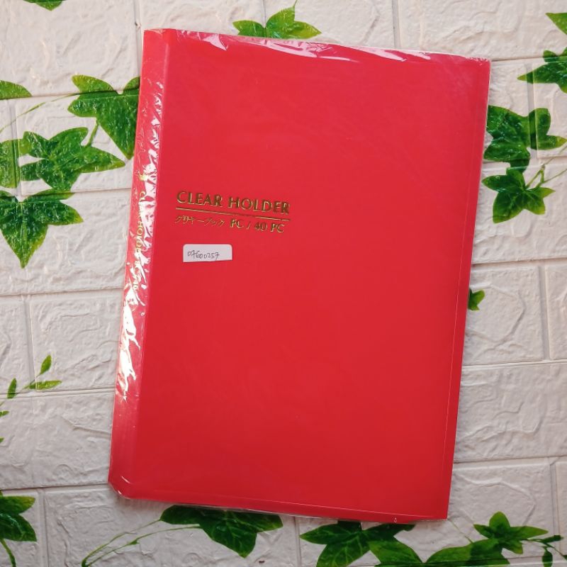 

DAIICHI ProFile Clear File Holder DPR06FC ukuran F4 isi 40 Pockets