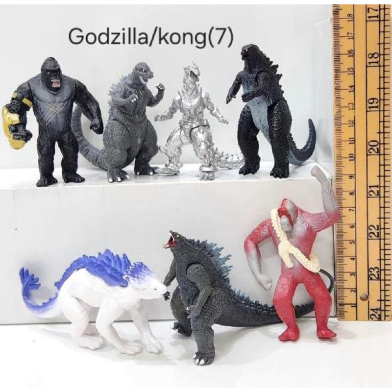 action figure godzilla feat king kong set isi 7