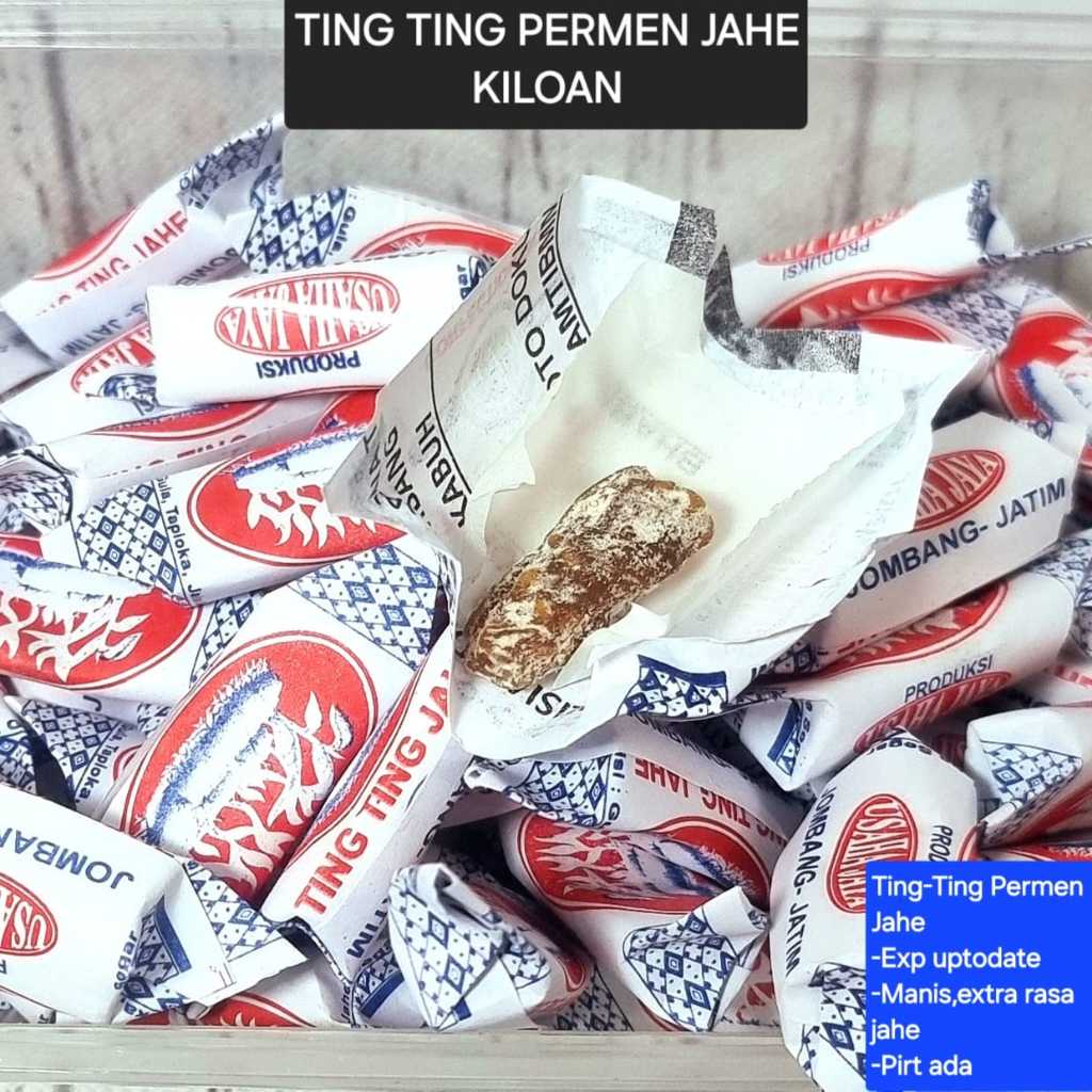 

PERMEN TING TING JAHE KERTAS KILOAN