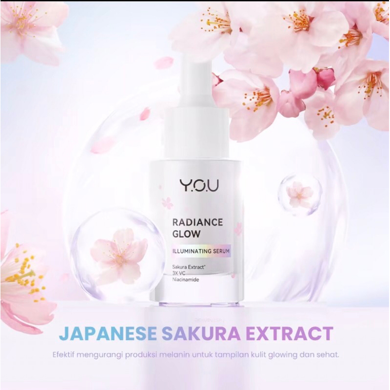 radiance glow// illuminating serum// mencerahkan //