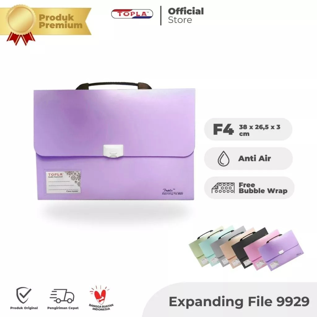 

TOPLA Expanding File Topla 9929 - Wadah Dokumen F4 isi 13 Slot - Efisien & Praktis Murah Aestetik EXPANDING FILE Pastel / FILE FOLDER DOCUMENT BAG / DOCUMENT KEEPER 9929