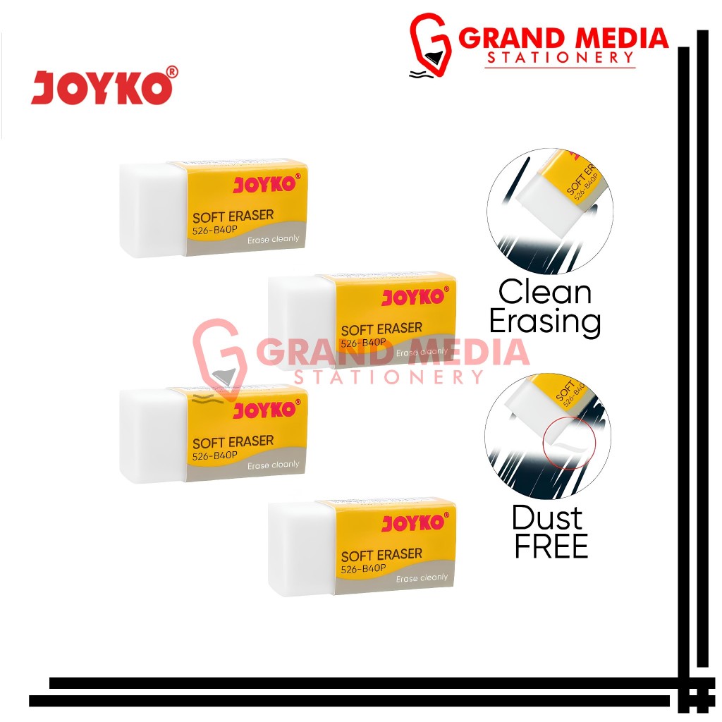 

[GRAND MEDIA] PENGHAPUS / SETIP JOYKO B40P PUTIH / 1PCS