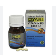 MY WELL VITAMIN D3 1000IU