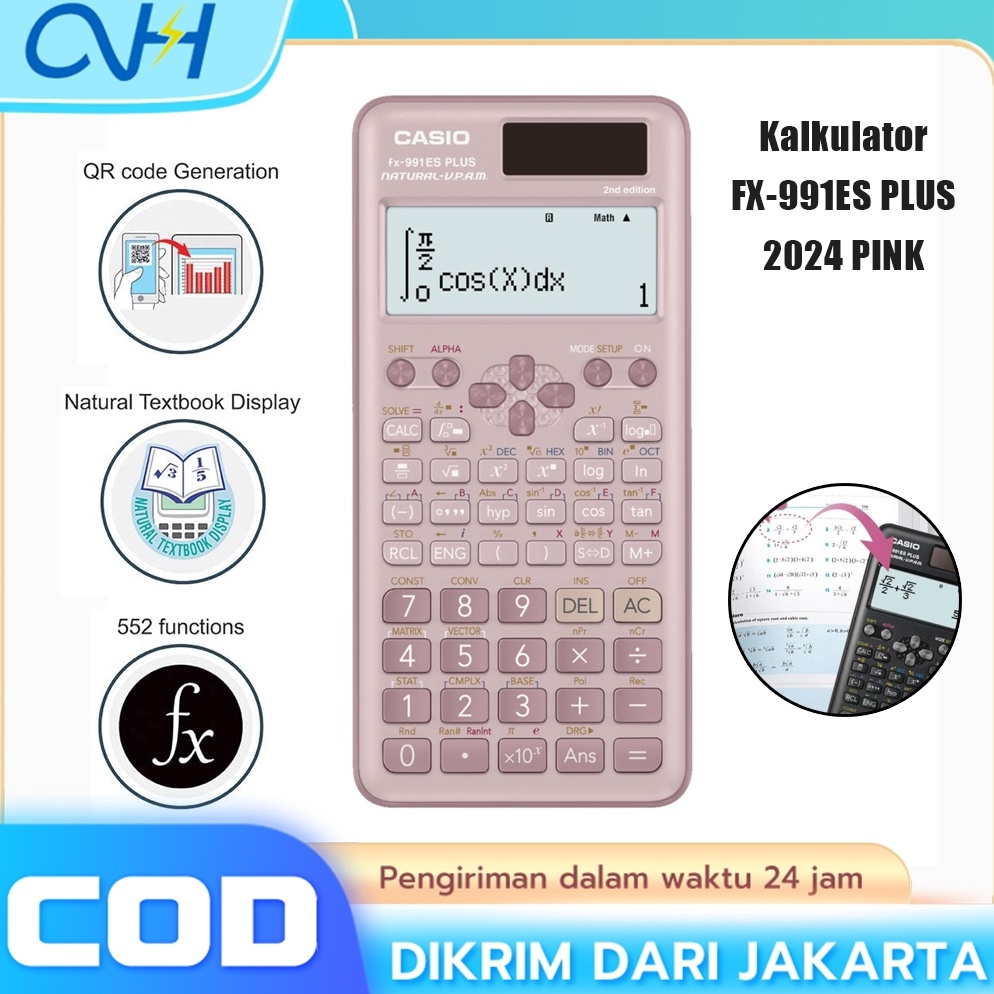 

ART W3P4 Kalkulator Scientific Casio ilmiah FX991ESPlus Calculator Scientific Casio Kalkulator Casio Scientific 417 FungsiDua Sumber Tenaga Baterai Dan Tenaga Matahari4 Konstanta Rumus