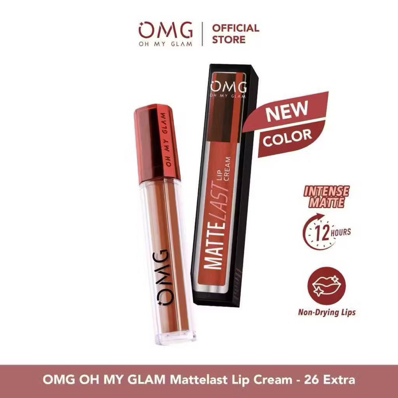 OMG MATTE KISS LIP CREAM ORIGINAL TERMURAH
