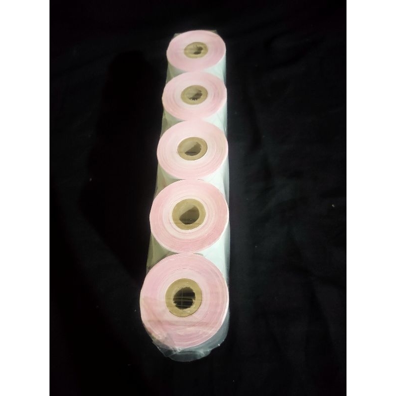 

10 pcs kertas struk NCR 2PLY PUTIH MERAH 75x60mm cash register RJ4