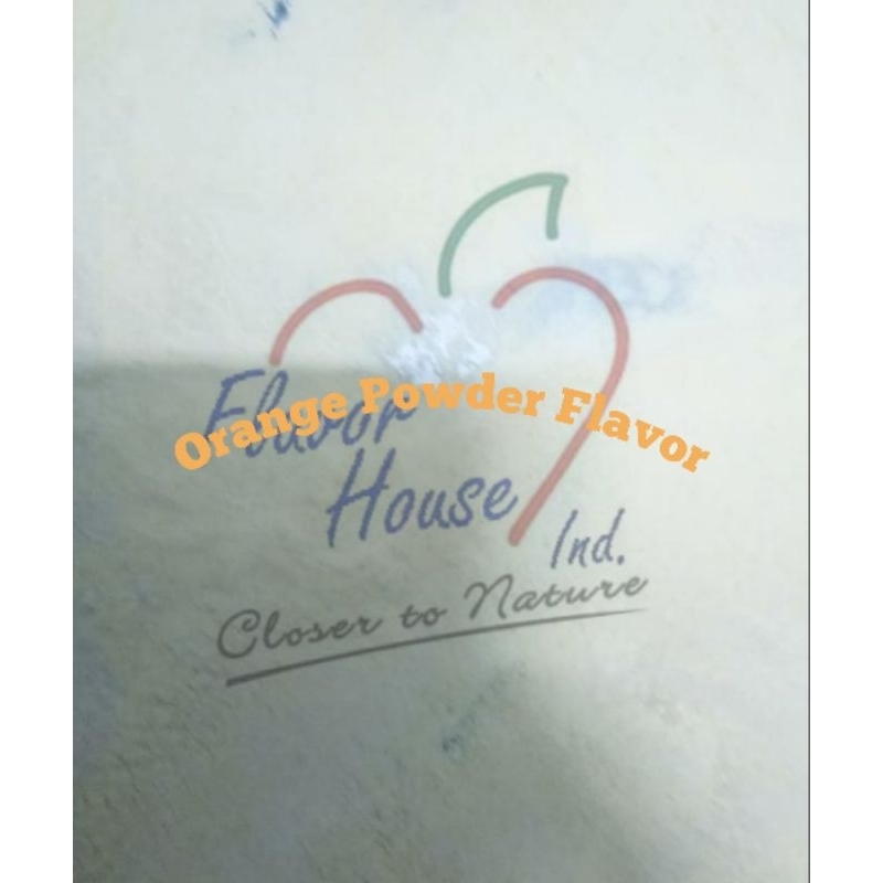 

Orange Powder Flavor (type sunkist)