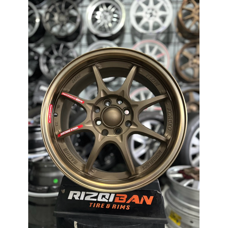 velg ce28 r16 bronze lebar 7 et42 kondisi baru
