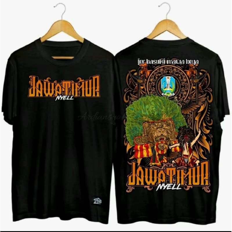 KAOS KOTA JAWA TIMUR NYELL MOTIF BARONG