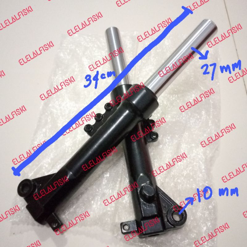 Shock skok shockbreaker sepeda listrik hidrolik universal sudah ada oli didalamnya.