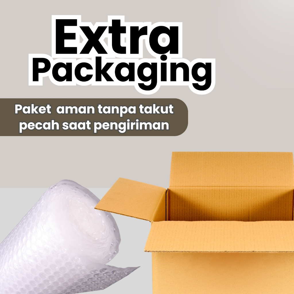 

Packing Tambahan Kardus + Bubblewrap Tebal