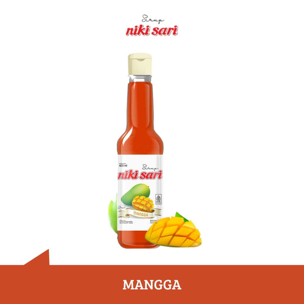 

NIKI SARI - Sirup Rasa Mangga - 625 mL