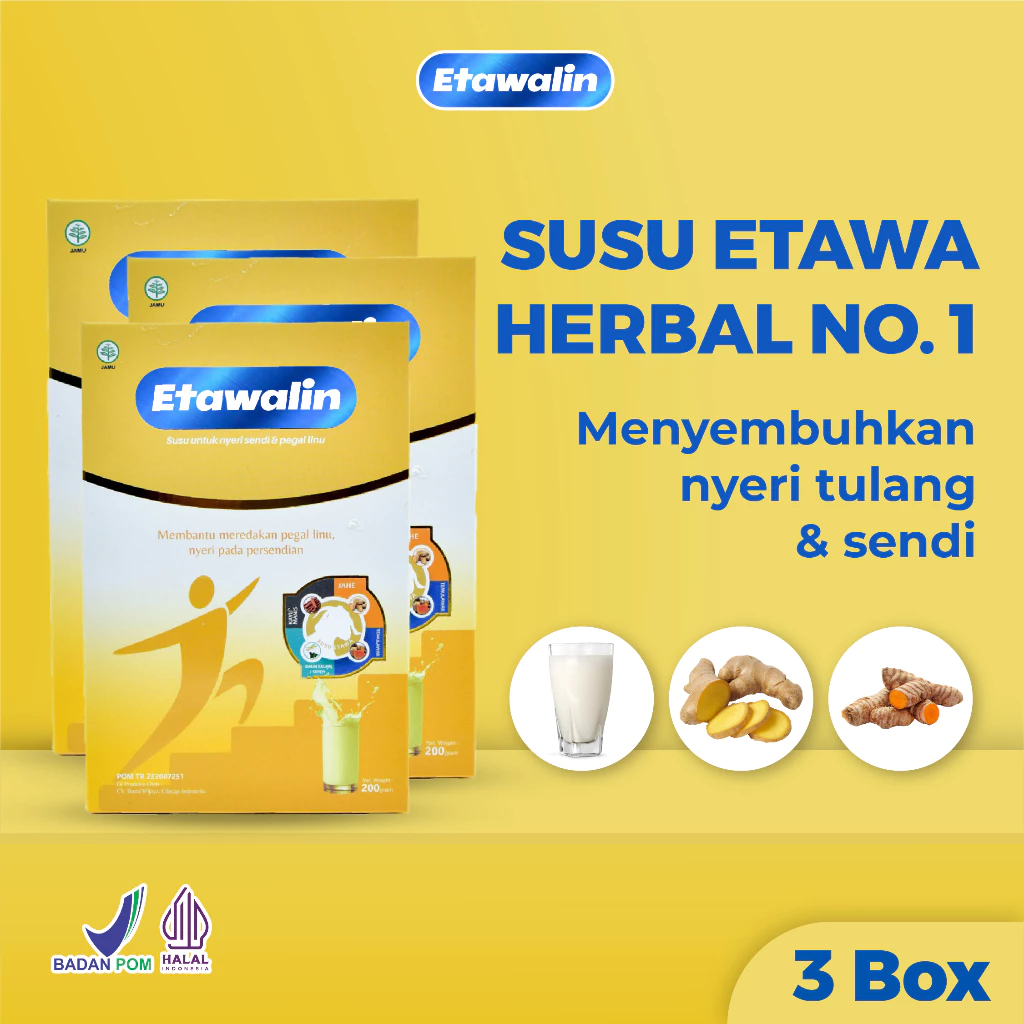 

Etawalin 3 Box - Susu Kambing Etawalin Asli Original Atasi Nyeri Sendi dan Tulang