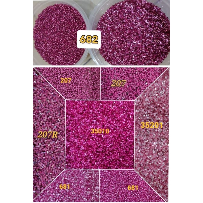 Payet mgb Jepang patahan dan pasir  / mgb pink / mgb silver / mgb putih