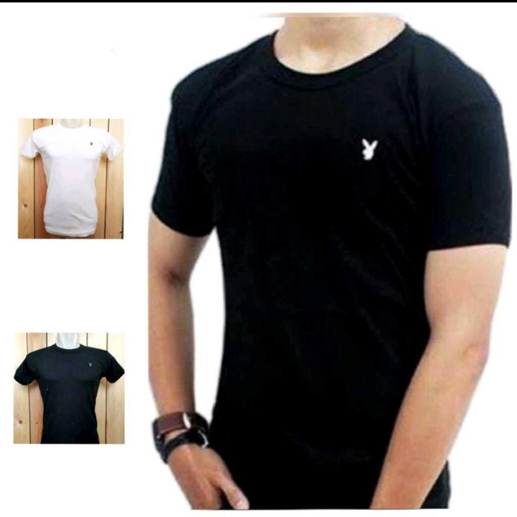 Kaos playboy pria original (kaos press body)