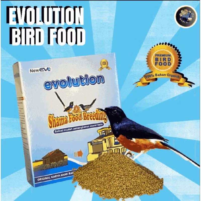 Pakan Burung Evo Evolution Breeding Murai 500gram