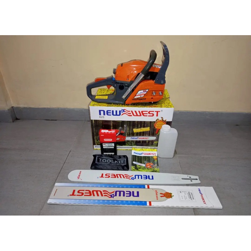 Chainsaw NEW WEST 628 Bar 22” mesin Senso New West 628