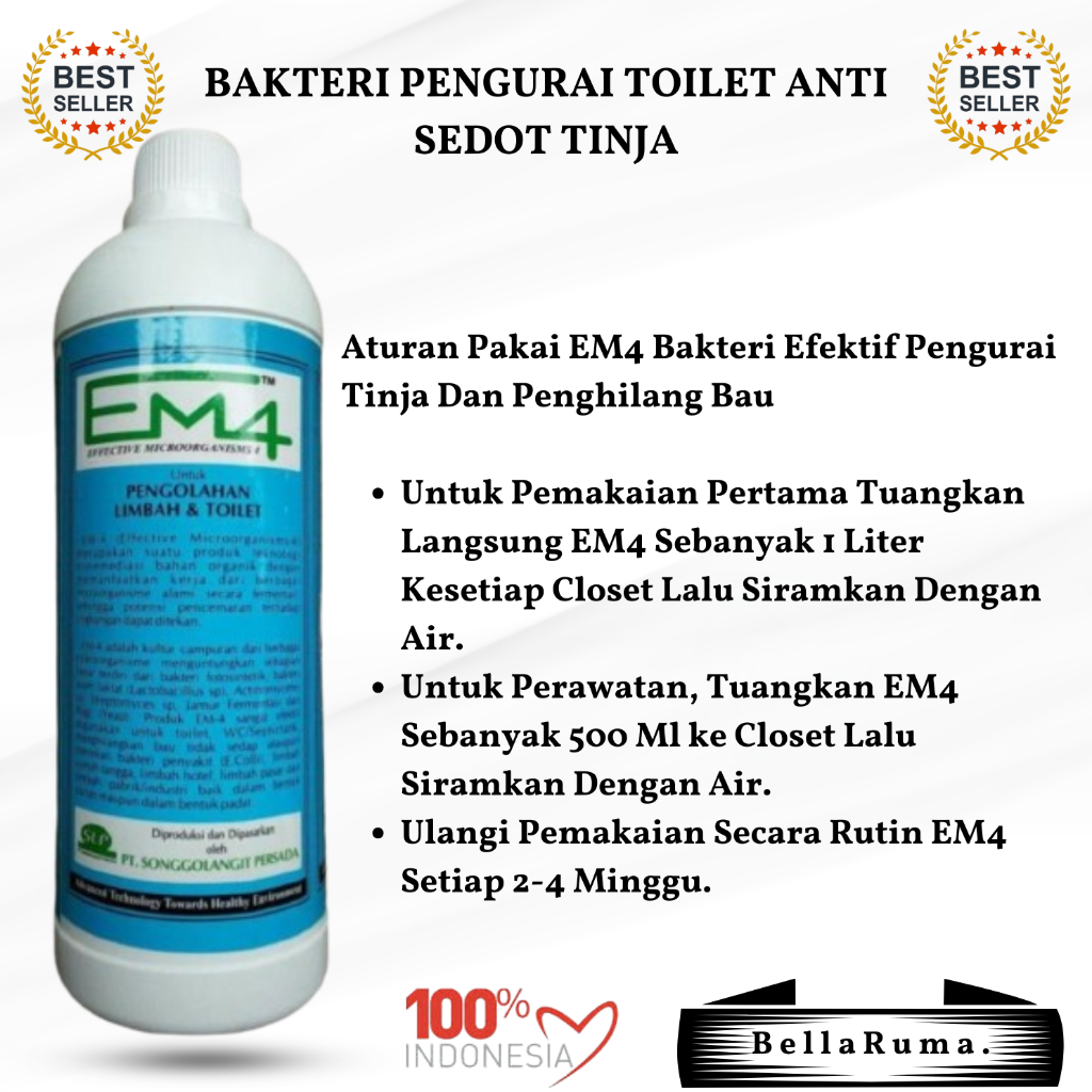 Obat Penghancur Tinja Septictank Bakteri Pengurai Tinja Anti Bau