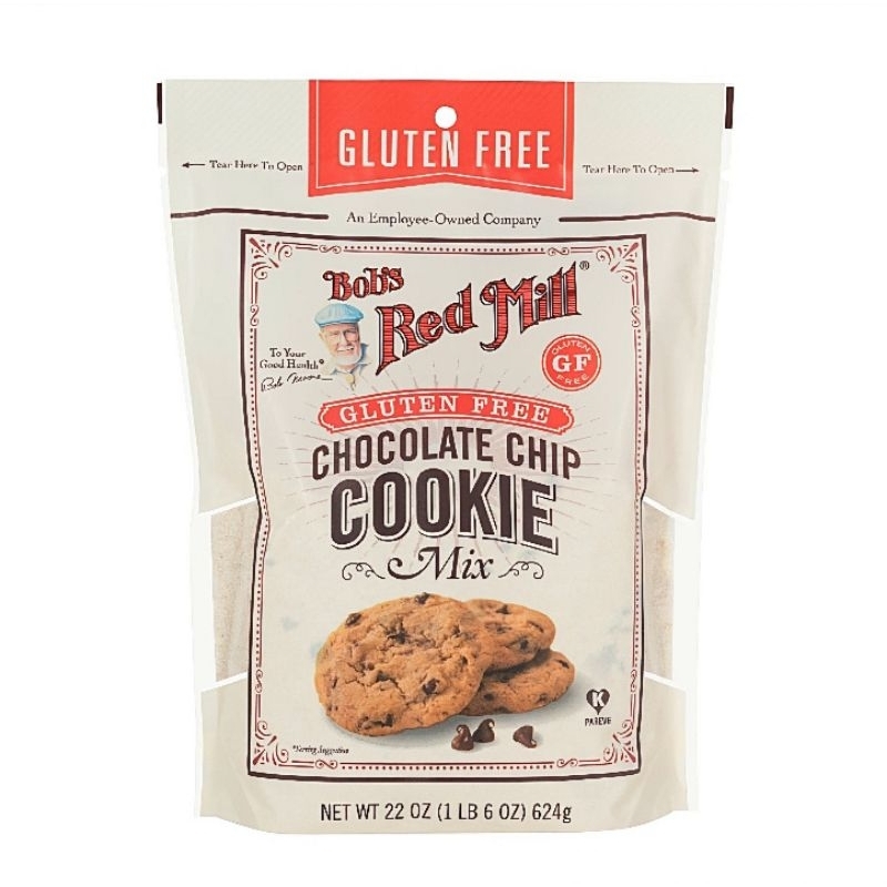 

Bob's Red Mill | Gluten Free CHOCOLATE CHIPS COOKIE - Mix Flour | 624gr Cookies Cokelat Chip