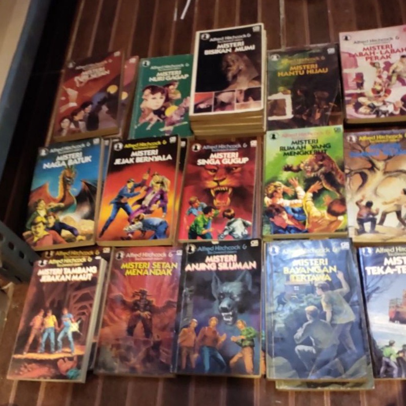 KODE F39R trio detektif eceran no 1sd 25 buki bekas kondisi baik dan asli