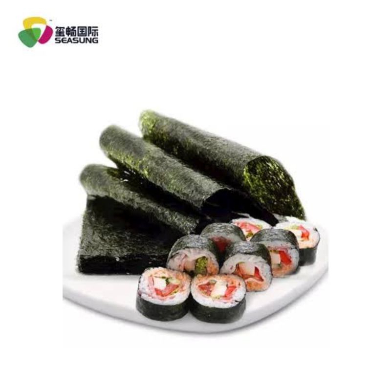 

SUSHI NORI POLOS GRADE B ISI 10 LEMBAR | NORI UNTUK BERBAGAI MAKANAN | HALAL