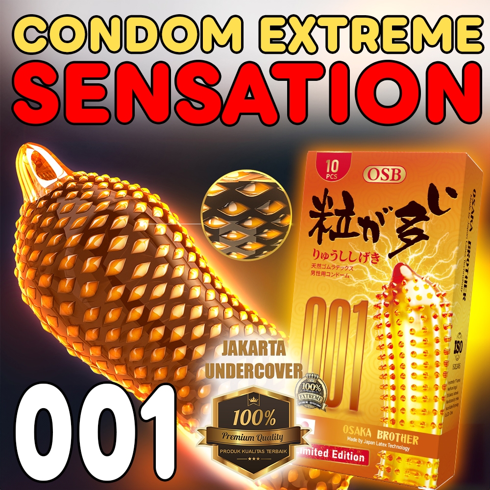 Extreme Condom Dotted 001 OSB Osaka Brother - Kondom Gerigi Berduri
