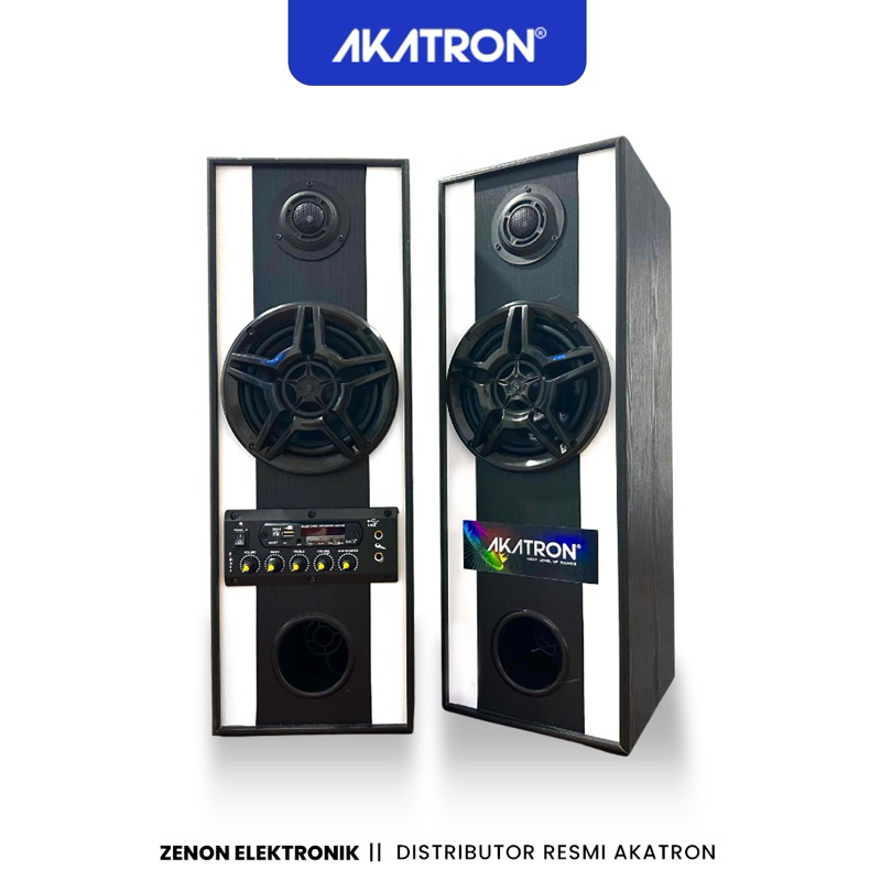 AKATRON BT-7005 - SOUND AKTIF BLUETOOTH 6.5 INCH KARAOKE SPEAKER SUBWOOFER - SALON SUPER FULL BASS